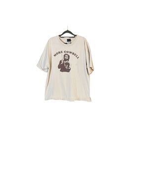 More Cowbell Graphic Tee - Cream Short Sleeve